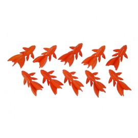 Miniblings 10 x fish figures, animal figure, betta fish goldfish, 4 5 cm
