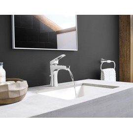 Pfister LG42-MF1K Pfister LG42MF1 Kelen Single Hole Bathroom Faucet with Waterfall Spout