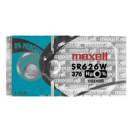 Maxell WC376 SR626W 376 Silver Oxide Watch Battery (1 Battery)