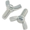 10 PCS M8 Stainless Steel Hand Tighten Butterfly Screws Wing