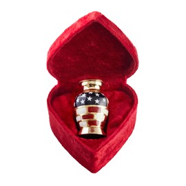 Trupoint Memorials Cremation Urn - Small Urn for Human Ashes | Decorative Urns, Mini Urn for Ashes (Adult, Male/Female) - 1 pc Grecian Black Keepsake Urn, Up to 0.2 Lbs, Black Heart Box Included