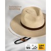 FURTALK Unisex Panama Hat Wide Brim Sun Hat for Men