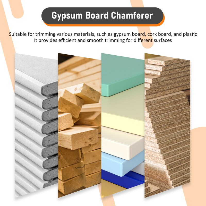 Plasterboard Fast Cutter, Plasterboard Edger, Precise 45° 60° Gypsum Board