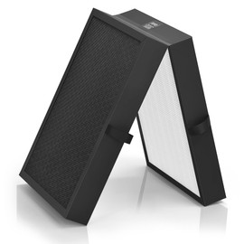 UASWPART 7400 Smart Filter Compatible with Blueair 7400 Series Air Filters for Protect 7410i & 7470i Air Pu-rifiers, 3-Step Filtration with True HEPA and Activated Carbon Filter, 1-Pack