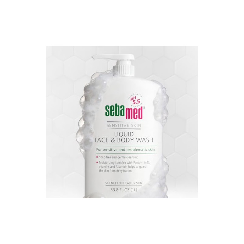 Sebamed Face and Body Wash, for Sensitive Skin 33.8-Fluid Ounces