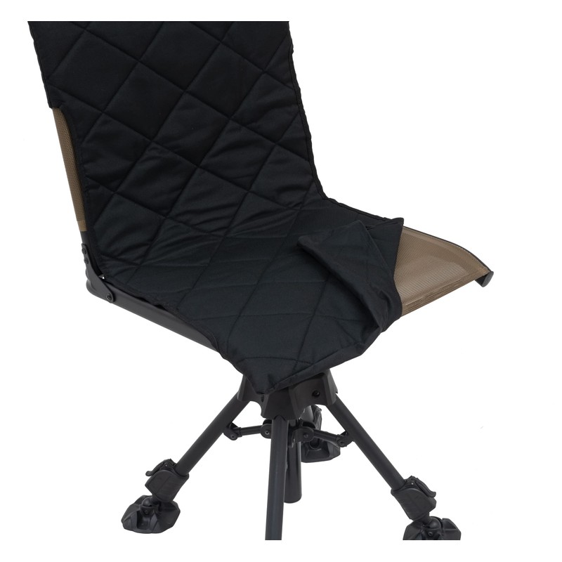 ALPS OutdoorZ Stealth Hunter Chair Seat Cover - Black, Updated