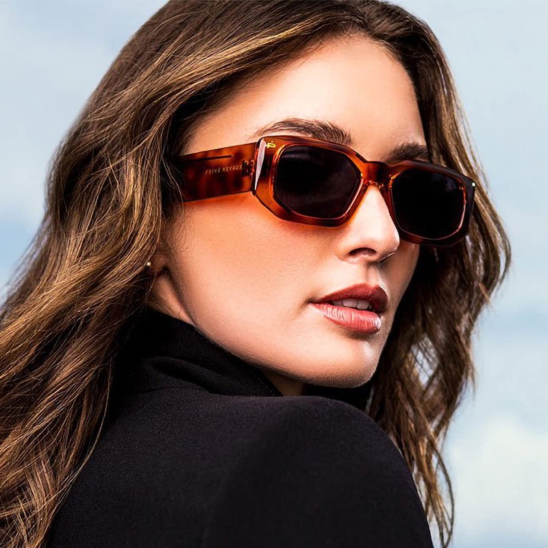 Prive Revaux The Paris Rectangular Sunglasses – Handcrafted, Polarized, 100%
