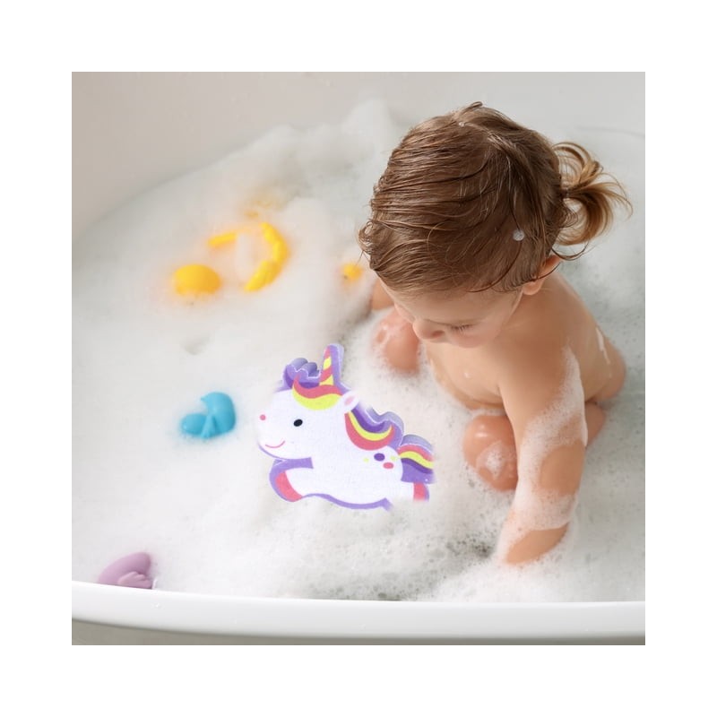 Bath Time Esponja circular toalla suave variedad de figuras