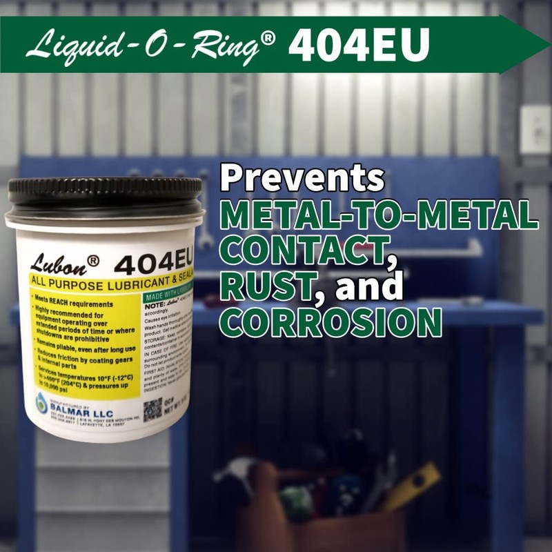 Liquid-O-Ring Lubon 404EU All-Purpose Lubricant & Sealant – Contains PTFE,