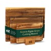 EZ FURNITURE Non-Toxic Set 3 Acacia Cutting Board, Pre-Oiled Premium