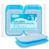 HOMEXCEL 12 Pack Scrub & Wipe Cloths, Scrub Sponges with