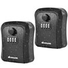 GIVERARE 2 PACK Key Lock Box, Wall Mount 4 Digits