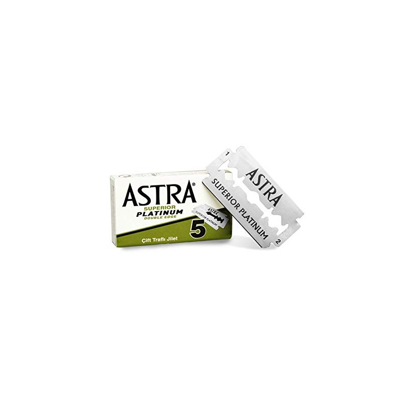 Astra Superior Platinum Double Edge Shaving Razor Blades 200 pcs