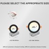 LVWIT 12 Pack Ultra-Thin Recessed Lighting 4 Inch with Junction