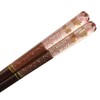 Ishida 38674 Premium Young Narrow Paint Chopsticks Cherry Blossom Houndstooth
