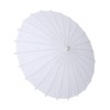 Handmade Oiled Paper Umbrella, White Paper Parasol Umbrella Small White