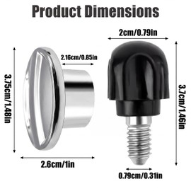 Hub Cover Cap & Thumb Screw for KitchenAid Mixer – Replacement Parts