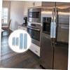 jojofuny Dishwasher Handle Covers 4pcs Refrigerator Handle Covers Soft Washable