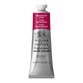 Winsor & Newton Professional Water Colour Paint, 37ml tube, Permanent Rose