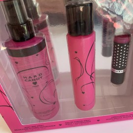 Hard Candy Pink Eau De Parfum 1.7 oz Perfume Body Mist Spray & Lipstick Gift Set