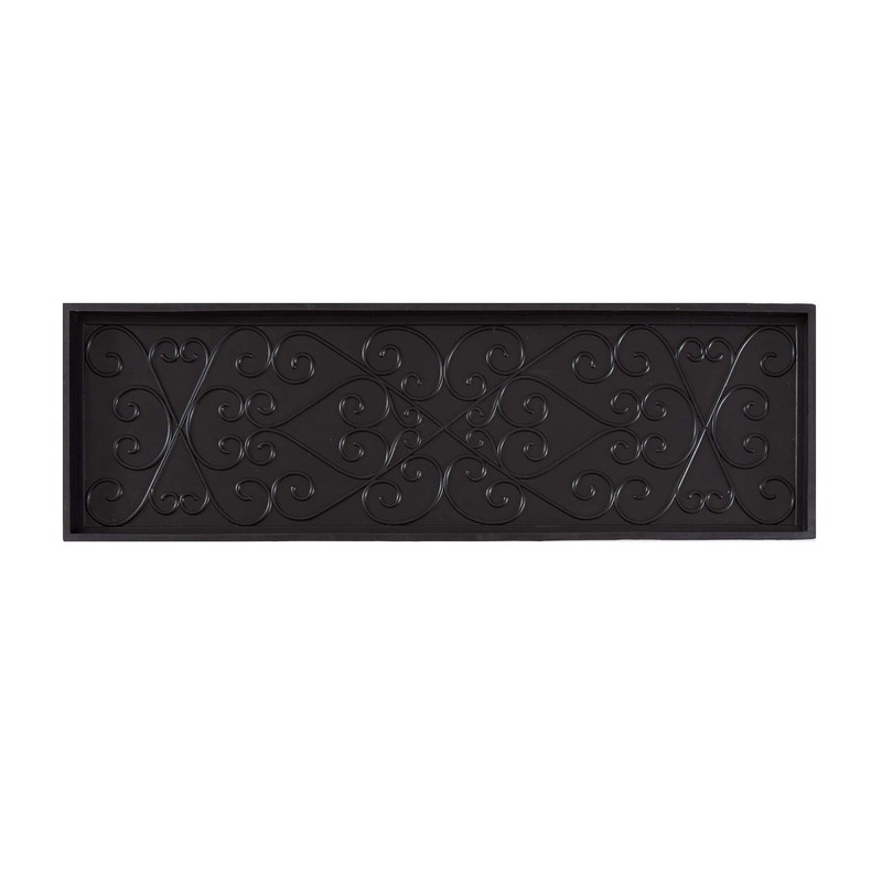 Anji Mountain Rubber Boot Tray with Coir, Fits 4 Pair