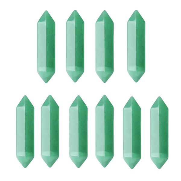 YATOJUZI 10 PCS Healing Crystals Natural Green Aventurine Set Mini