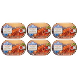 Rugen Fisch Herring & Mackerel Fillets Assorted Sauces (6 - PACK, Herring Fillets Smoked & Peppered)