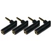 CESS L Shape Right Angle 3.5mm Male to Female Stereo