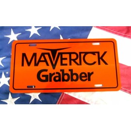 Orange  Ford MAVERICK GRABBER tag license plate 1970 1971 1972 1973 1974 1975