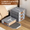 HIPLIYS 6 Pack Bed Sheet Organizers and Storage, foldable bed