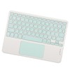 Wireless Keyboard with Touchpad Quadrate Keycap Ultra Thin 10inch Wireless