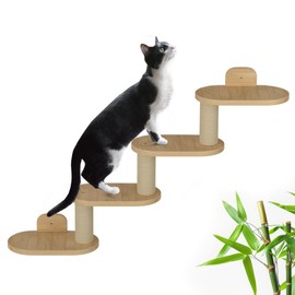 Wall-Mounted Cat Furniture for Climbing - Indoor Wooden Floating Shelves, Perches, Hammock, Bed, Bridges, Walkways - Different Models