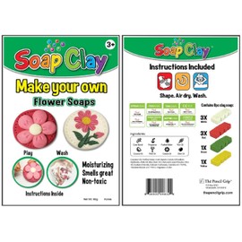 THE PENCIL GRIP Soap Clay Kit-Flowers, Assorted