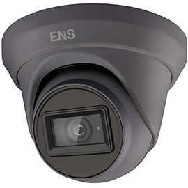 ENS SCC35T4/G28-HC 5MP Fixed Turret Long IR 4-IN-1 Coaxial Security Camera, Gray, 5MP CMOS Image Sensor, 2560x1944 Resolution, 2.8mm Fixed Focal Lens, Smart IR, Up to 131ft (40m) IR Distance, IP67