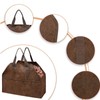 Firewood Carrier Bag Canvas Scratch Resistant Firewood Log Tote Bag