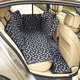 AFujia-Protector de Asiento Trasero para Perros, Fundas para Asiento de Coche para Perro, Impermeable, A Prueba de Arañazos, Antideslizante, Hamaca para Perros, Protección de Asiento (Trasero)