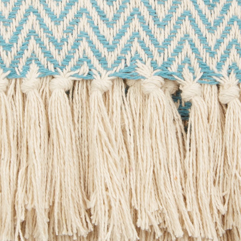 DII Chevron Hand Woven Cotton Throw Collection 50 x 60