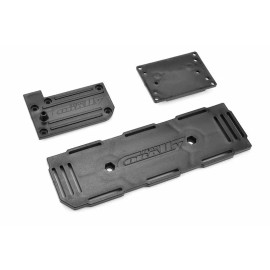 Corally - Battery - ESC Holder Plate - Receiver Box Cover - Composite - 1 Set