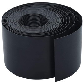 Terrace Board Landscape Edging Coil，Garden Edging Black 393.7" 5.9" PE