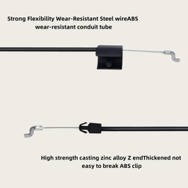Axyuada 440934 532440934 Lawn Mower Zone Control Cable Replacement - Compatible with Murray/Craftsman/Poulan PO500S PO550R PO550S PO550SH PR450 PR550 PR550H - Fits Part# 440934 532440934