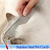 Pack of 2 Dog Comb, Cat Comb, Professional Dog Comb
