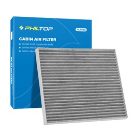PHILTOP Cabin Air Filter w/Activated Carbon, CF12283 Compatible with Chrysler Pacifica 2017-2026, Voyager 2020-2026, Filter Up Dust Pollen Odor
