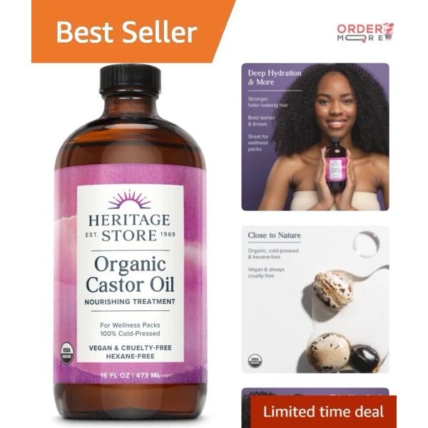 Unbranded Cold Pressed Organic Castor Oil - Eyelash & Brow