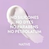 Native- Loción corporal que contiene humectantes de origen vegetal de