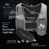 Grey ArcticFit LED Running Vest - Adjustable Unisex Reflective Vest