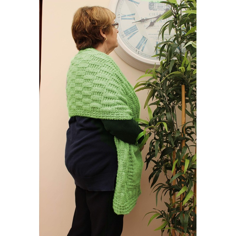 Knitting Pattern for Ladies Pocket Scarf, Pocket Scarf Knitting Pattern,