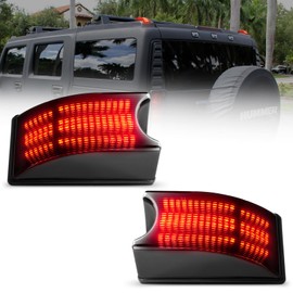 NEIFILES Rear LED Cab Roof Marker Light Compatible with Hummer H2 2003-2009 H2 SUT 2005-2009 Roof Top Clearance Lights Smoked Lens Pack of 2