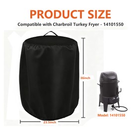 Letsteel Cover for Charbroil The Big Easy Turkey Fryer - 14101550