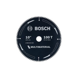 Bosch 1x Multi Material Circular Saw Blade (for Metal, Plastics, Wood, Ø 254 mm - 10 inch, 100 Teeth, Bore 30 mm, +4X Reduction Rings, Professional Accessories for Circular Saws from Most Brands)
