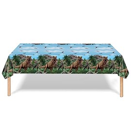 YOVECATHOU 3 Pack Dinosaur Tablecloths Dinosaur Table Cover for Birthday Dinosaur Theme Party Baby Shower